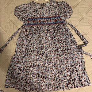 Edgehill Collection Navy Smock Dress